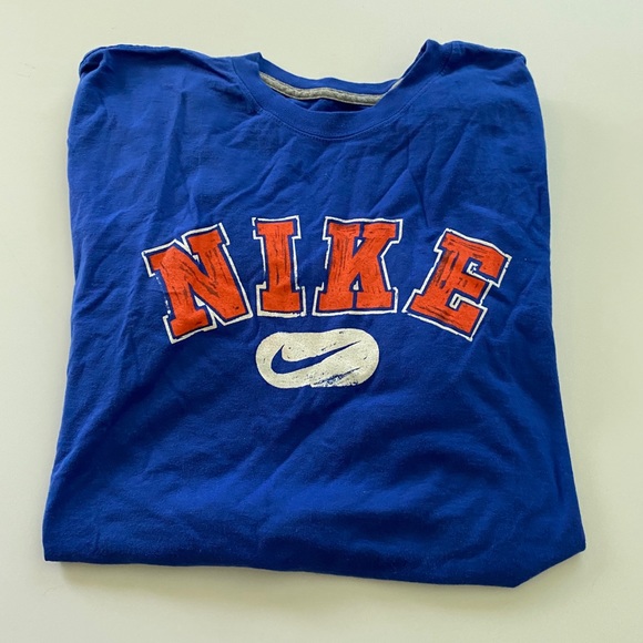 Nike Other - Nike tee size large blue and orange